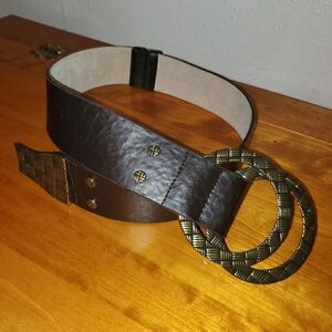 Chico's Size Big Hoops Buckle Belt Size S